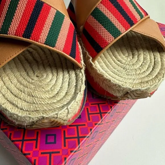 Tory Burch Daisy Sport Sandals Desert Camel Size 9