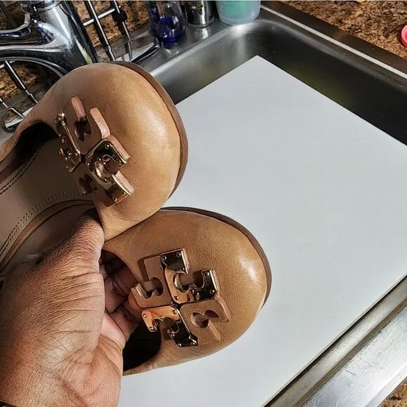 Tory Burch Tan Wedge Shoes