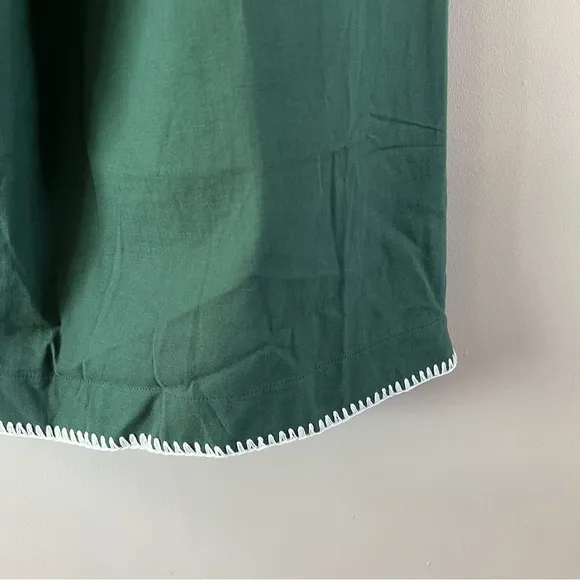 Tuckernuck Pomander place Finley flutter sleeve mini dress xl Green stitching