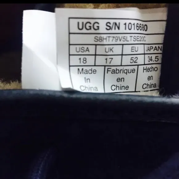 Ugg Australia Maksim Blue Navy Men's Lace Up Chukka Boots Shoes Size 18