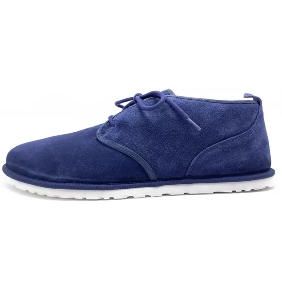 Ugg Australia Maksim Blue Navy Men's Lace Up Chukka Boots Shoes Size 18