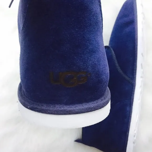 Ugg Australia Maksim Blue Navy Men's Lace Up Chukka Boots Shoes Size 18