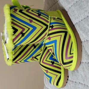UGG Bailey Bow Galactic print boots NWOT