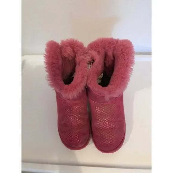 Ugg Bailey Bow Pink Boots