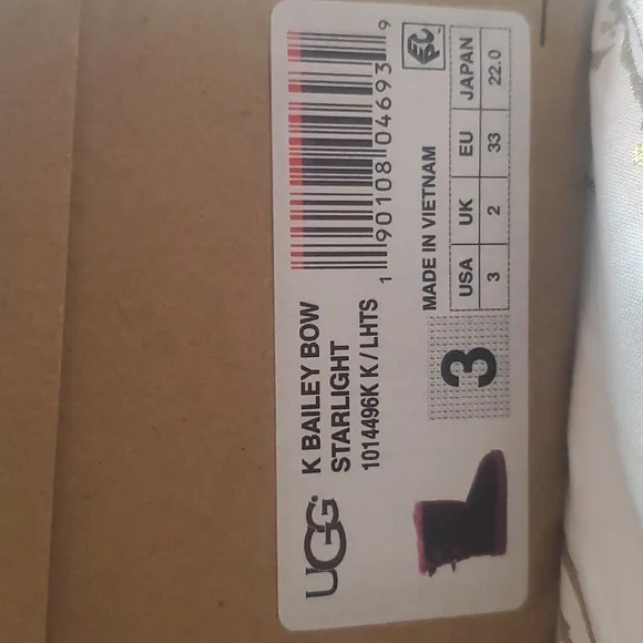 Ugg Bailey Bow starlight