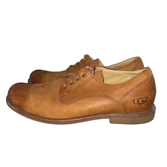 UGG Huntington Men Leather Shoes Size 12