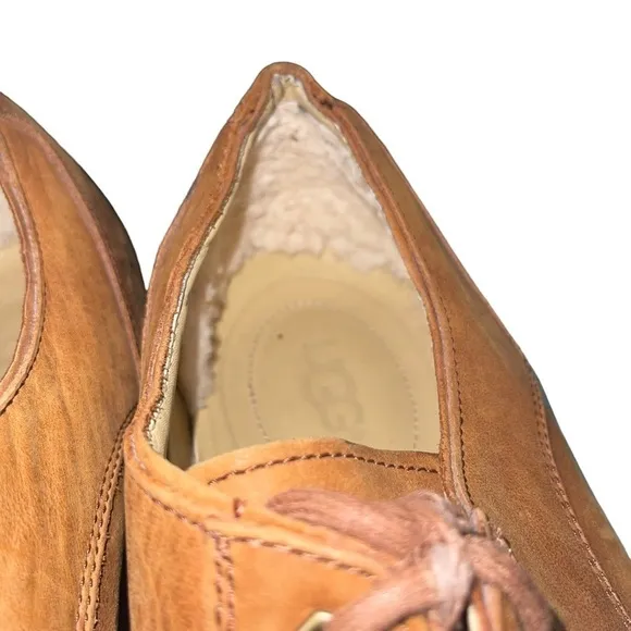 UGG Huntington Men Leather Shoes Size 12