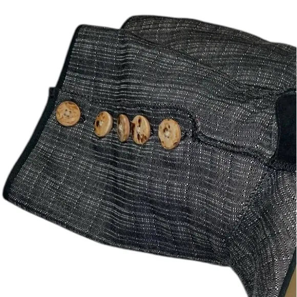 UGG LO PRO-BUTTON PLAID DOWN FLANNEL DENIM BOOTS WOMEN LOGO GRAY COLOR SIZE 5 **