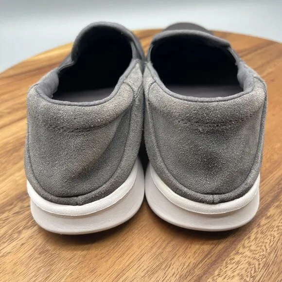 UGG Shoes Mens Size 8.5 Sheldon Grey Slip-On Sneakers Comfort Walking Casual