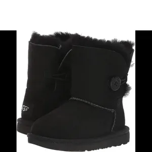 UGG Toddlers Bailey Button II Boots Black Size 6C