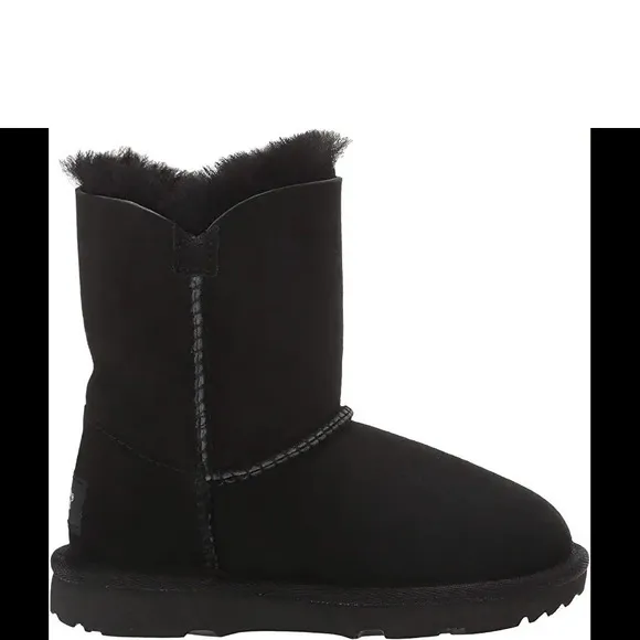 UGG Toddlers Bailey Button II Boots Black Size 6C