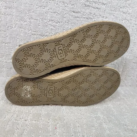 Ugg Varney Women's Size US 6 Gray Moccasin Suede Ankle Boho Bootie Shoes 1104653