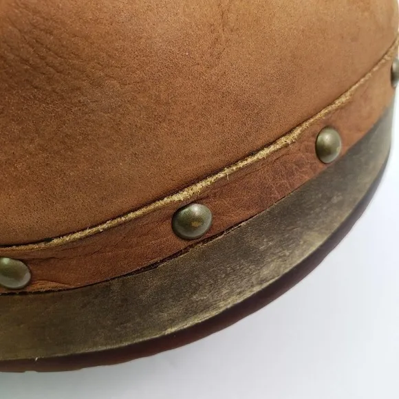 UGG Womens Size 10 Brown Leather Slip On Strap Buckle Wedge Clog Shoes 1001315