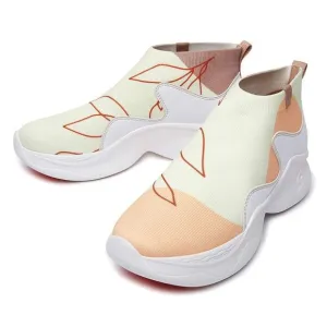UIN Women's Walking Shoes Casual Chunky Sneaker ( LEAF-VITELLINE )New No Box