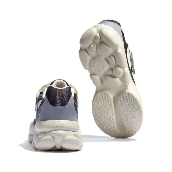 UIN Women's Chunky Sneakers Walking Casual Travel Shoes (Night Trail Ronda)