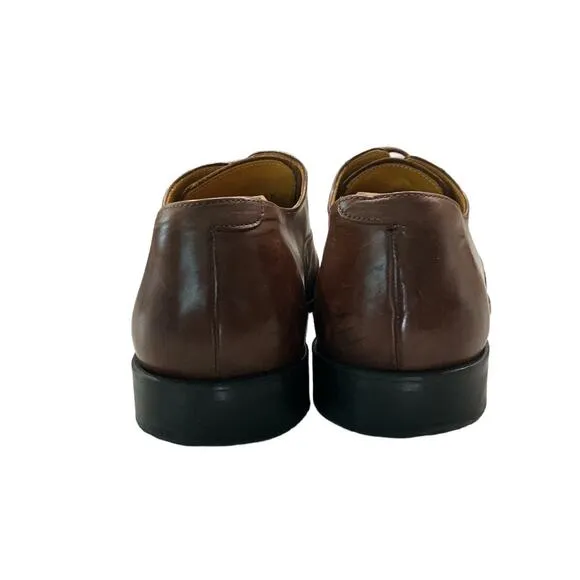 Undandy ‘15 Custom Oxford Cap Toe Brown Dress Shoes Size 8.5