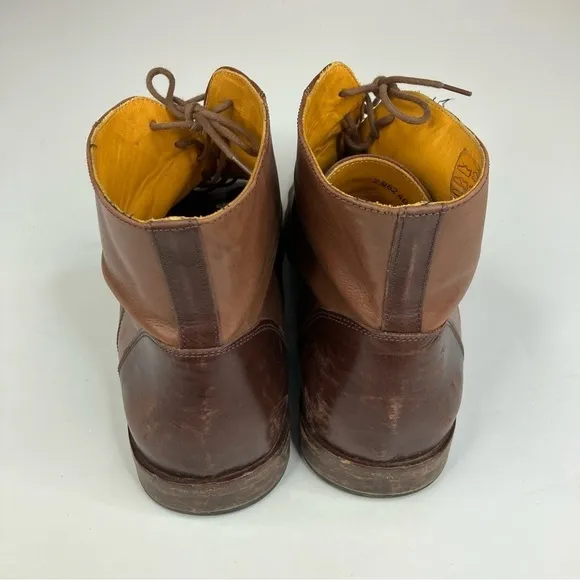 Undandy High Top Leather Derby Shoes Size 44