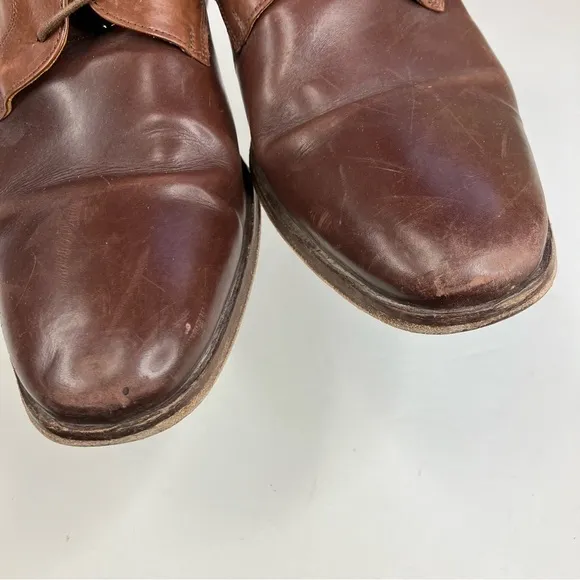 Undandy High Top Leather Derby Shoes Size 44