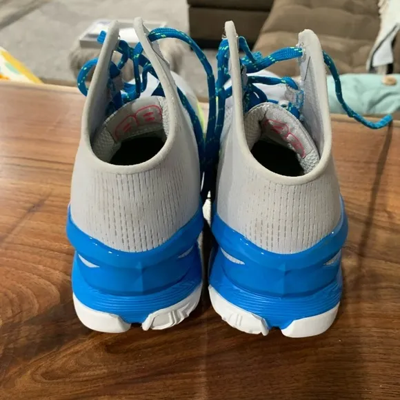 Under Armour gray and neon colored shoes - Youth 6 size. Like new!
