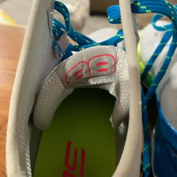 Under Armour gray and neon colored shoes - Youth 6 size. Like new!
