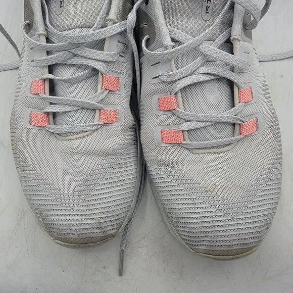 Under Armour HOVR Rise Mens 11 White Cross Trainer Sneaker Shoes 3022025-100