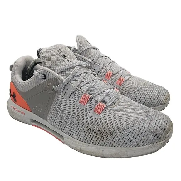 Under Armour HOVR Rise Mens 11 White Cross Trainer Sneaker Shoes 3022025-100
