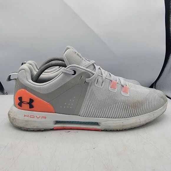 Under Armour HOVR Rise Mens 11 White Cross Trainer Sneaker Shoes 3022025-100