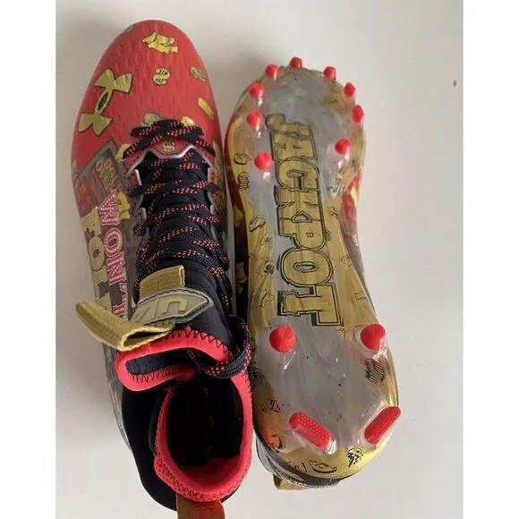Under Armour Spotlight MC Jackpot Football Cleats Men’s Size 12 3025121-600