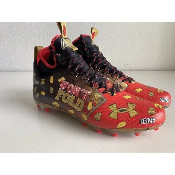 Under Armour Spotlight MC Jackpot Football Cleats Men’s Size 12 3025121-600
