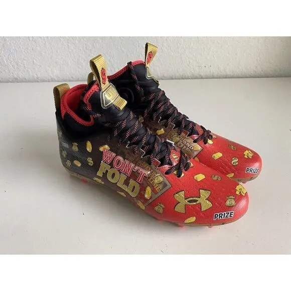 Under Armour Spotlight MC Jackpot Football Cleats Men’s Size 12 3025121-600