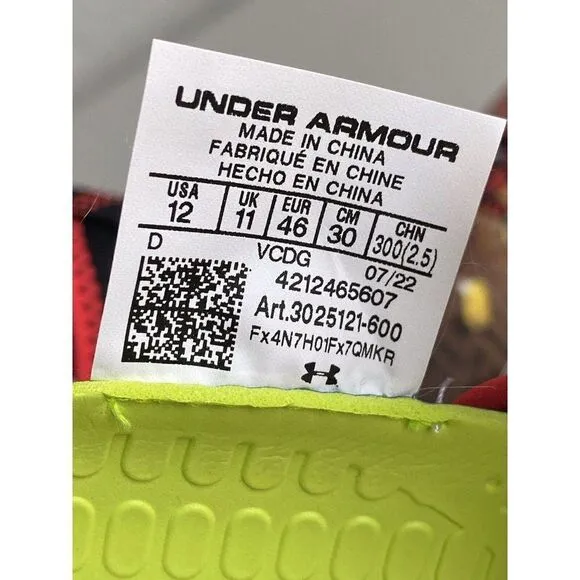 Under Armour Spotlight MC Jackpot Football Cleats Men’s Size 12 3025121-600
