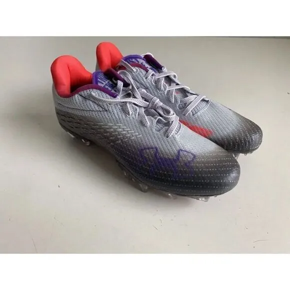 Under Armour Blur Smoke MC Halo Grey Metallic Ore Cleats Shoes Women’s Size 8.5