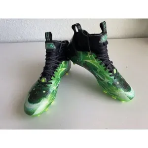 Under Armour Spotlight Lux MC LE Slime Football Cleats 3025376-001 Men Sz 12 NEW