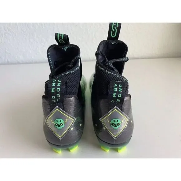 Under Armour Spotlight Lux MC LE Slime Football Cleats 3025376-001 Men Sz 12 NEW