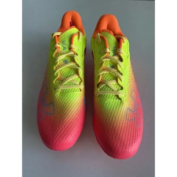 Under Armour UA Blur Smoke MC LE GRDNT Football Cleats 3025362-600 Men’s Sz 8