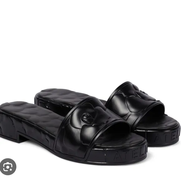 Valentino Garavani Atelier Rose Slide Sandals Platform Valentino Sandals