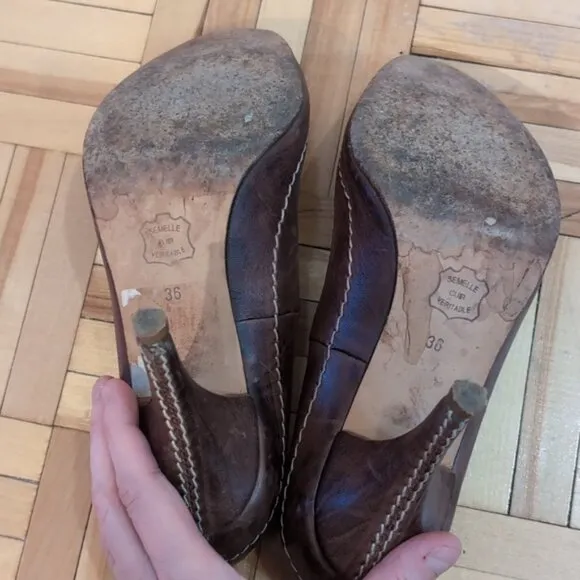Vanessa Bruno leather shoes size 36