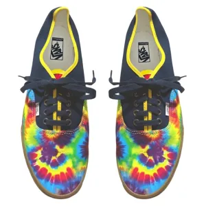 VANS • Authentic Custom Tie Dye Sneakers Hippie Festival Bohemian Vibrant Shoes