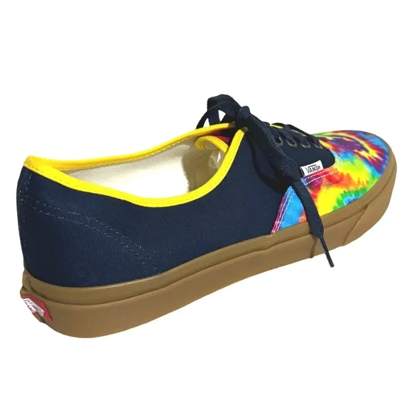 VANS • Authentic Custom Tie Dye Sneakers Hippie Festival Bohemian Vibrant Shoes