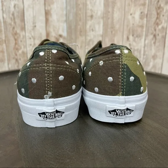 Vans Authentic Polka Dot Camo Sneaker Size 9 Men