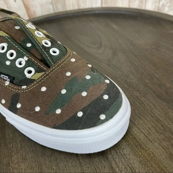 Vans Authentic Polka Dot Camo Sneaker Size 9 Men