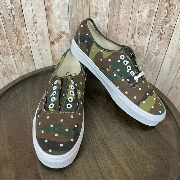 Vans Authentic Polka Dot Camo Sneaker Size 9 Men