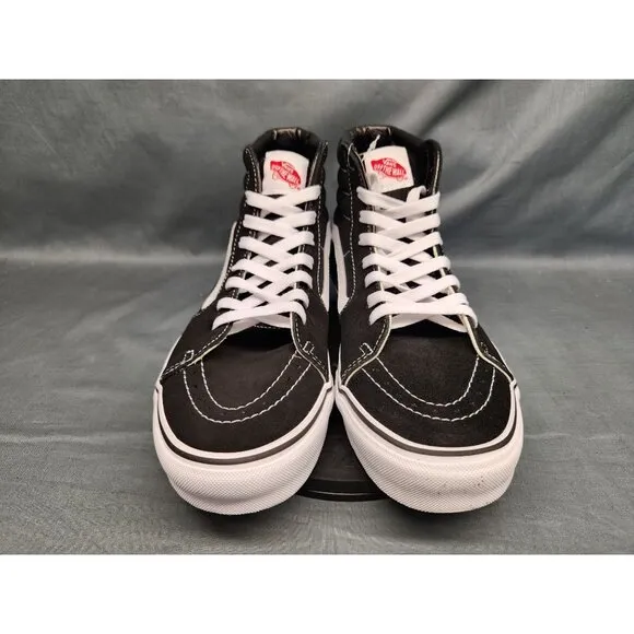 Vans Boys Sk8-Hi Casual Sneakers Black Marshmallow Size 5 NEW IN BOX!