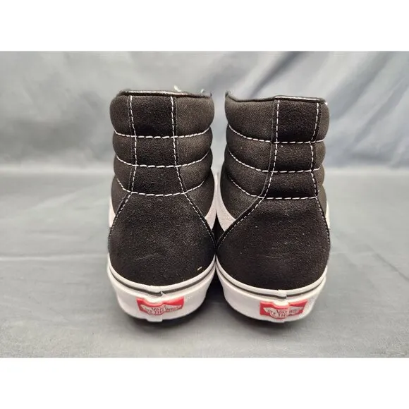 Vans Boys Sk8-Hi Casual Sneakers Black Marshmallow Size 5 NEW IN BOX!