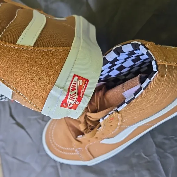 Vans Brown High-Top Sneakers