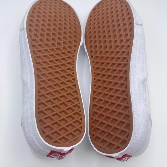 Vans Classic Slip On Big Reveal True White/Paisley Skate Shoes Unisex W/10.5 M/9