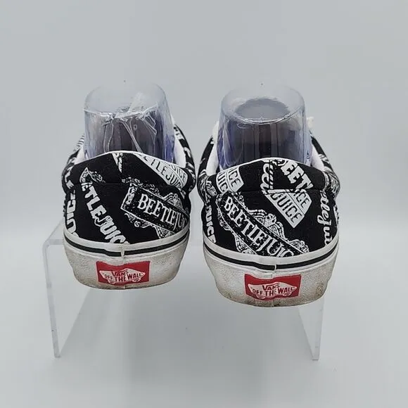 Vans Custom Series BEETLEJUICE~Lace Up~Unisex~Men’s 7.5~Women’s 9~