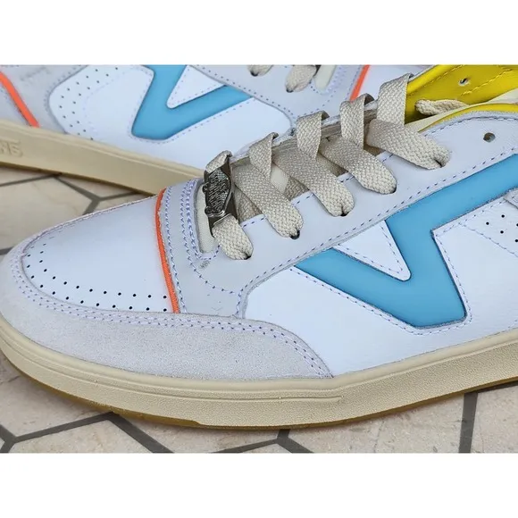 Vans Lowland CC Serio Collection Mens Size 11.5 Sail Cream Sky Blue VN0A5KYF1RC