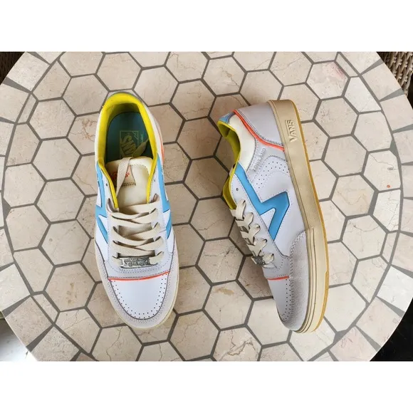 Vans Lowland CC Serio Collection Mens Size 11.5 Sail Cream Sky Blue VN0A5KYF1RC
