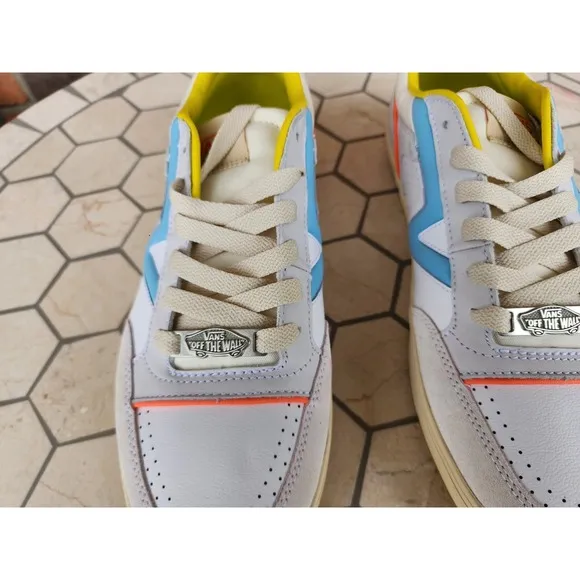 Vans Lowland CC Serio Collection Mens Size 11.5 Sail Cream Sky Blue VN0A5KYF1RC